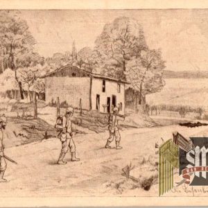 WW1 Postcard Argonne Forest poem