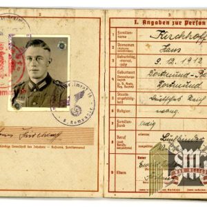 Wehrpass Hans Kirchhoff