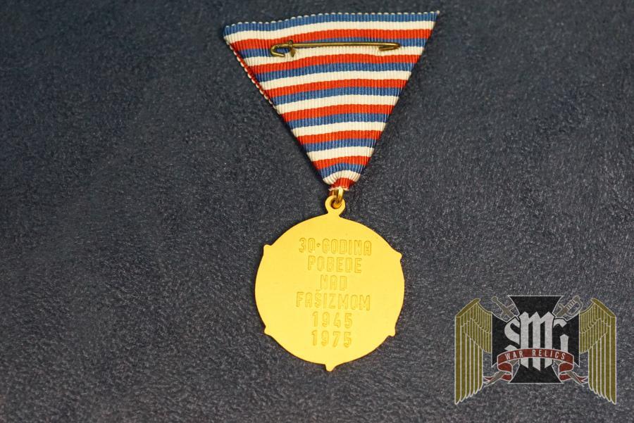 Yugoslavia 30 years of victory over Fascism medal From General Jovanovic