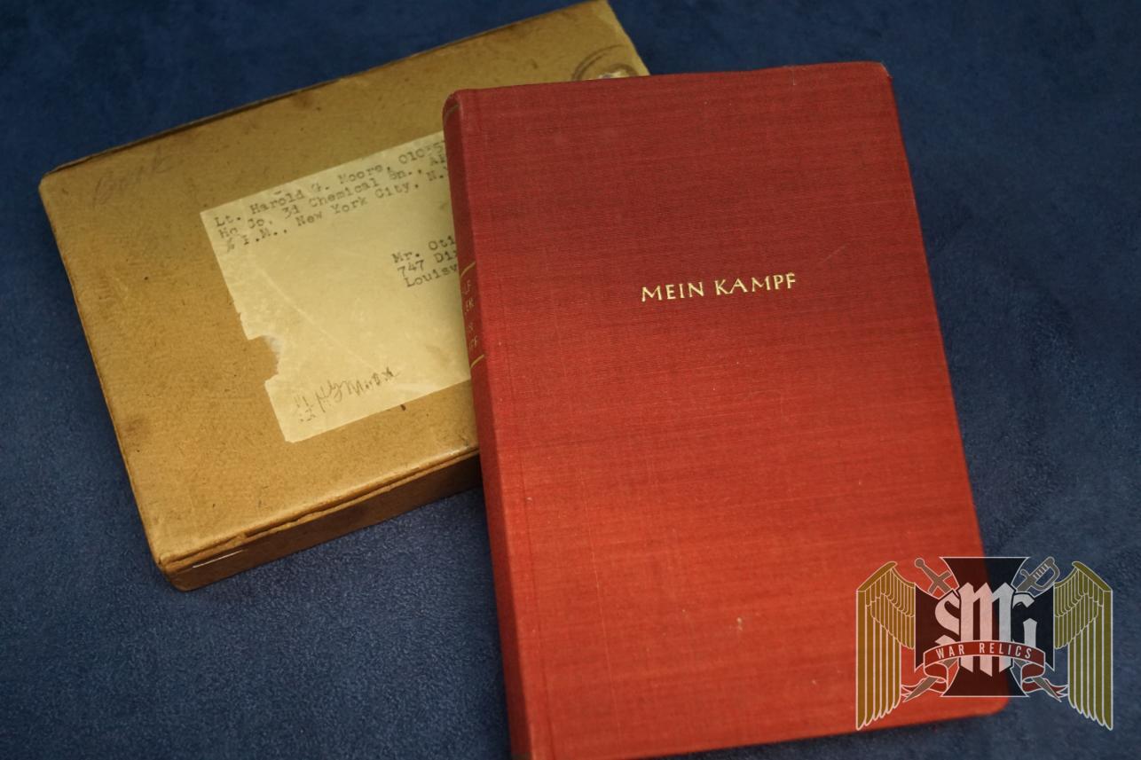 Soldier's Mein Kampf w/box and bring back address