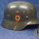 Police M-35 Double decal Helmet ET66