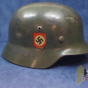 Police M-35 Double decal Helmet ET66