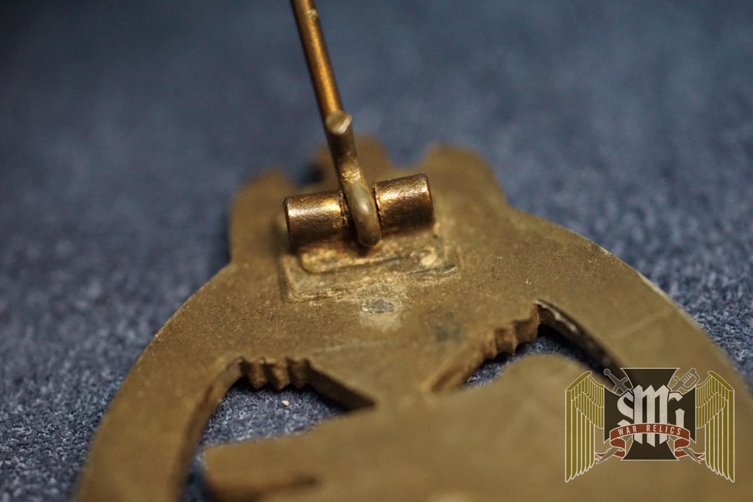 Panzer Assault Badge in Bronze By Rudolf Souval