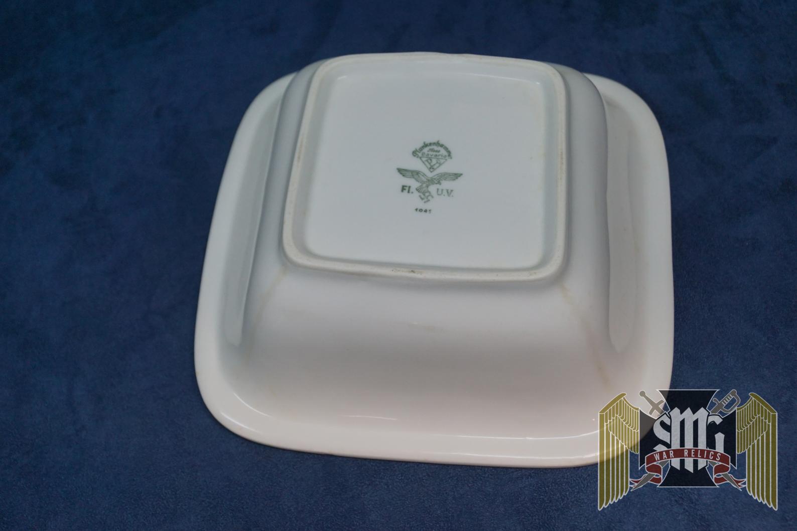 9inch Square Luftwaffe Serving Bowl