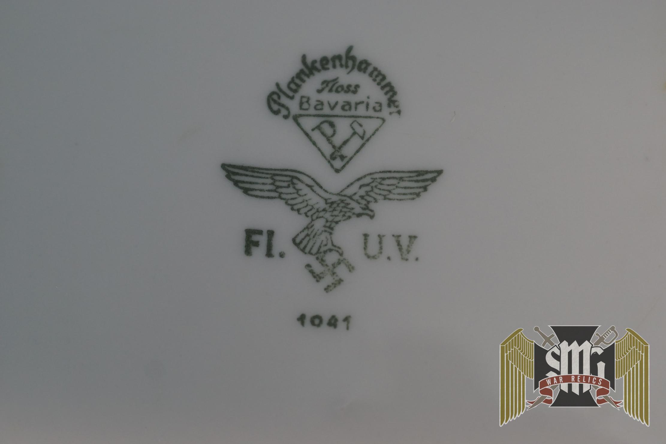 9inch Square Luftwaffe Serving Bowl