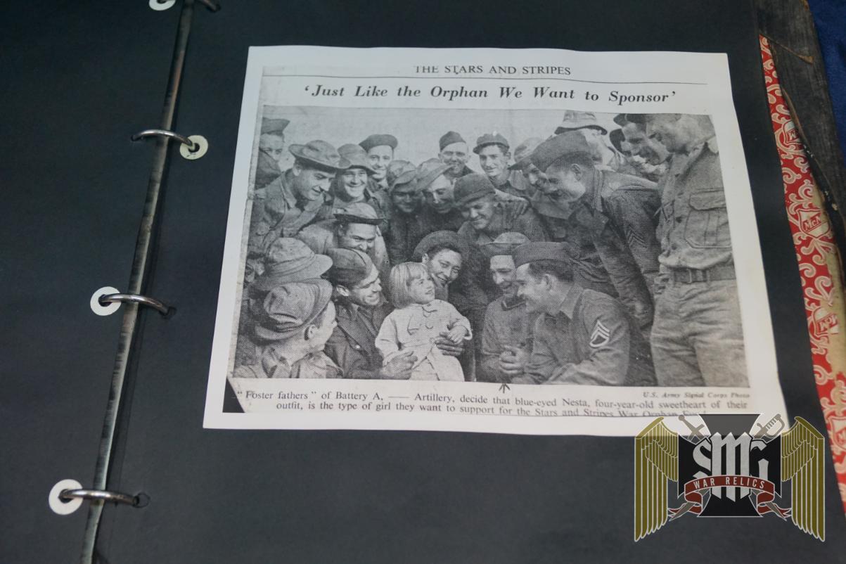 US Service man's Personal Photo Scrap book (boxer)