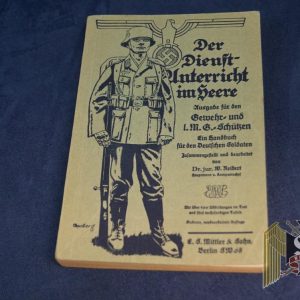 der dienstunterricht im heere 1935 Army Training manual Rifle/MG