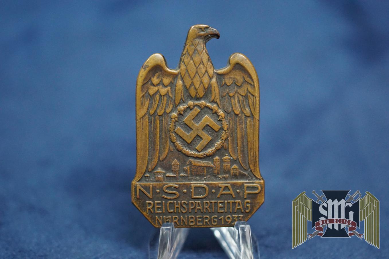 Reichsparteitag Nurnberg 1933 badge