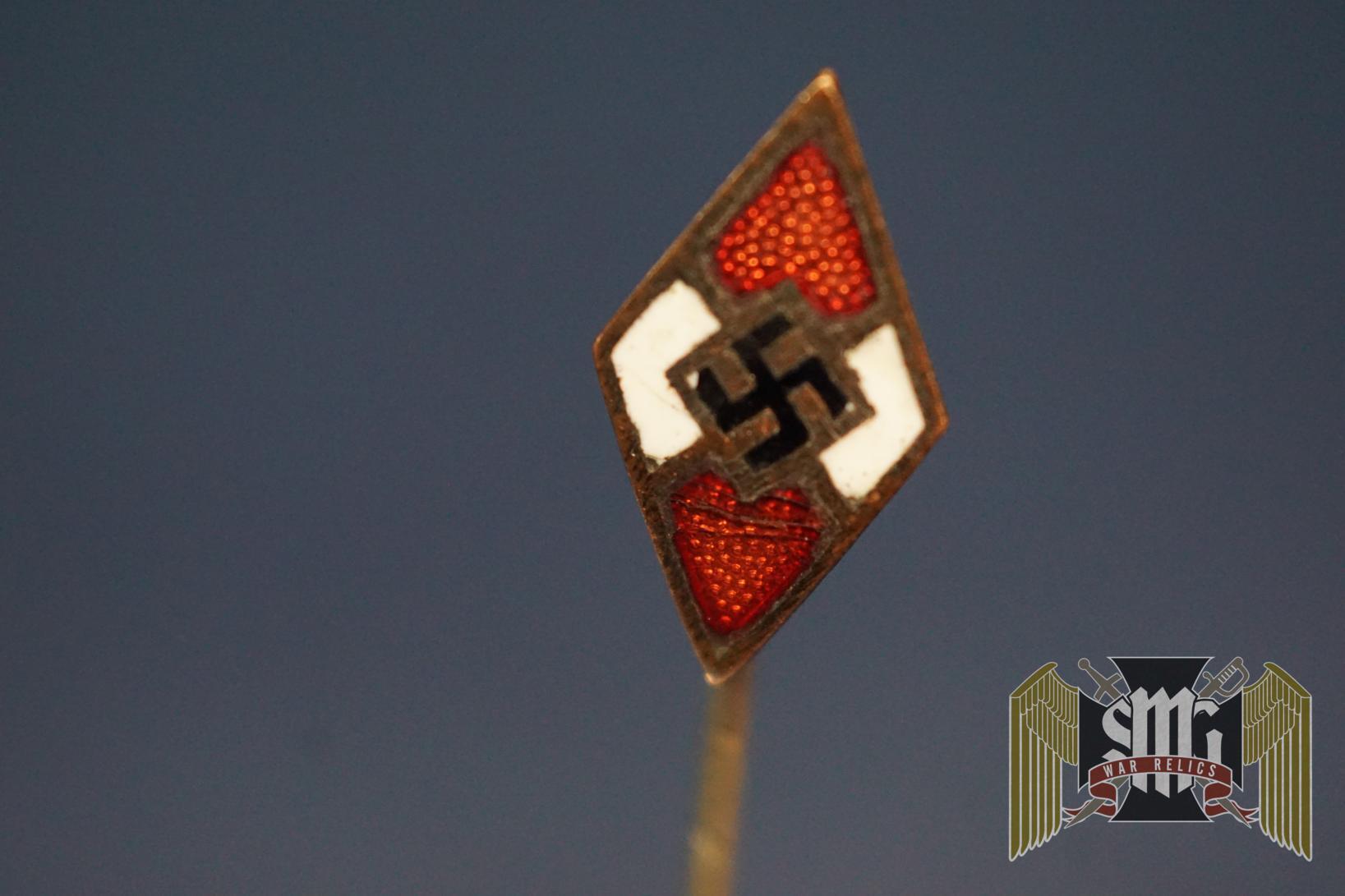14mm Enamel Hitler Youth Member pin Miniature