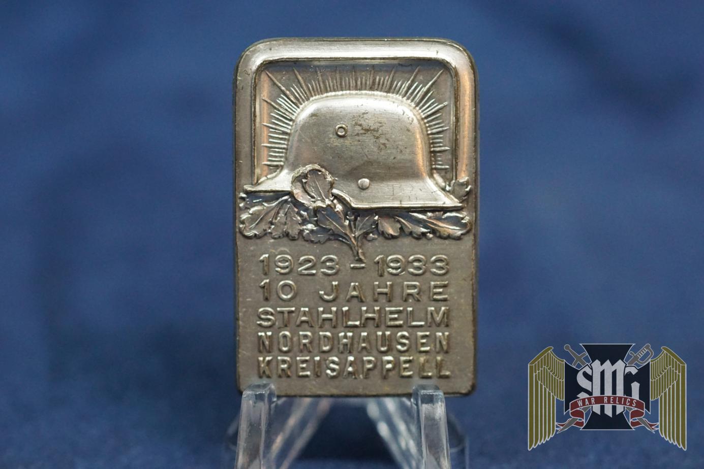 Stahlhelm Nordhansen Kreisappell tinnie