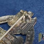 Panzer Assault Badge early Hollow back by Juncker