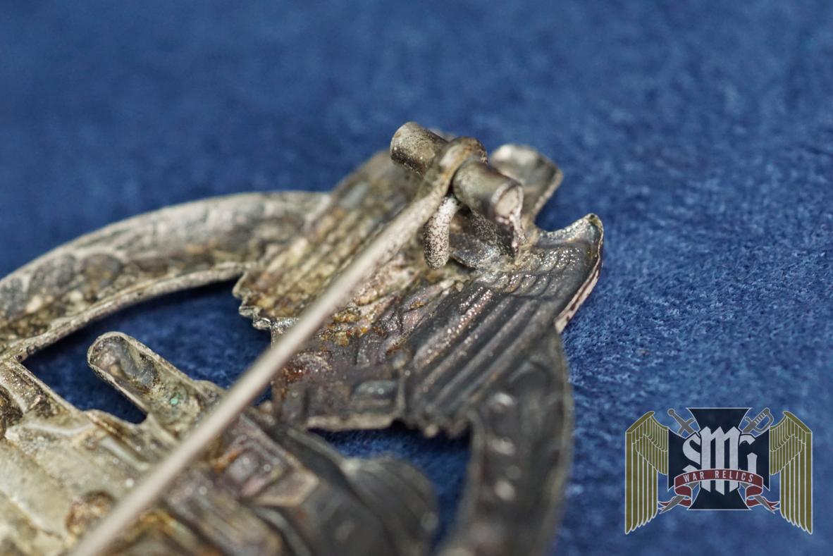 Panzer Assault Badge early Hollow back by Juncker