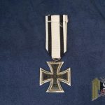 Iron Cross 1914 second class unmarked Post war Non combatant ribbon