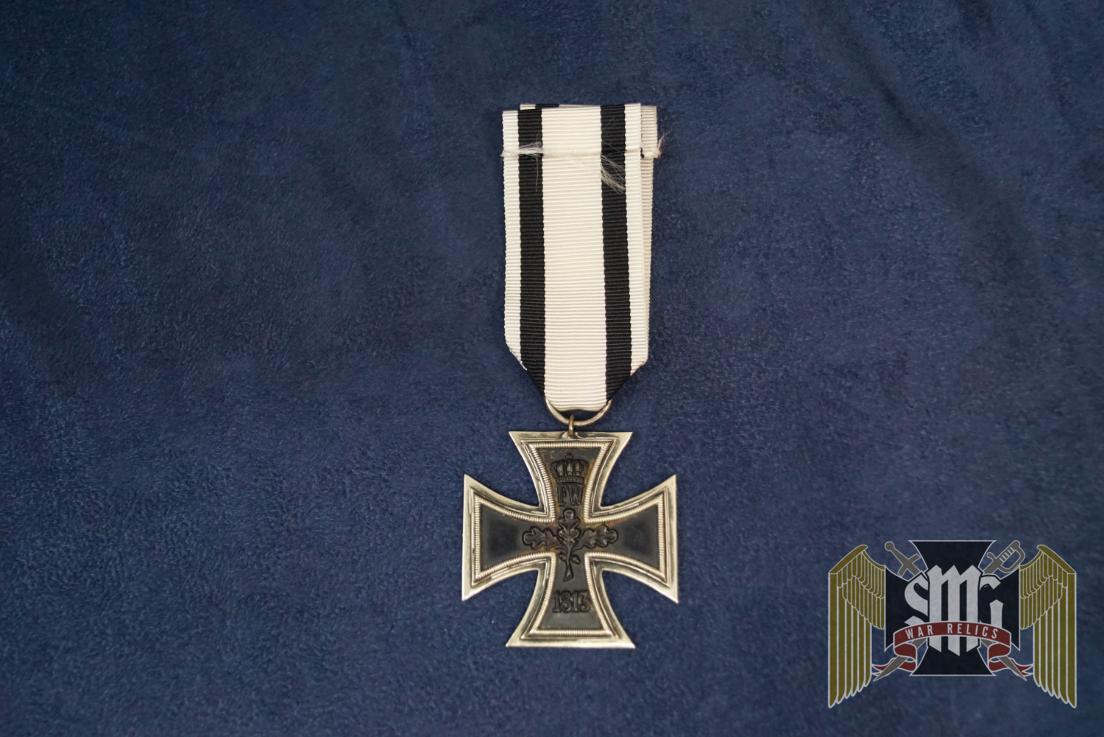 Iron Cross 1914 second class unmarked Post war Non combatant ribbon
