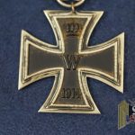 Iron Cross 1914 second class unmarked Post war Non combatant ribbon