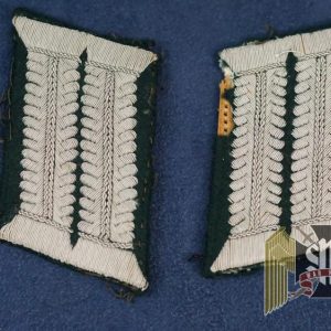 Heer General Staff Officer Field Collar Tabs Rudolf Rojahn Grouping