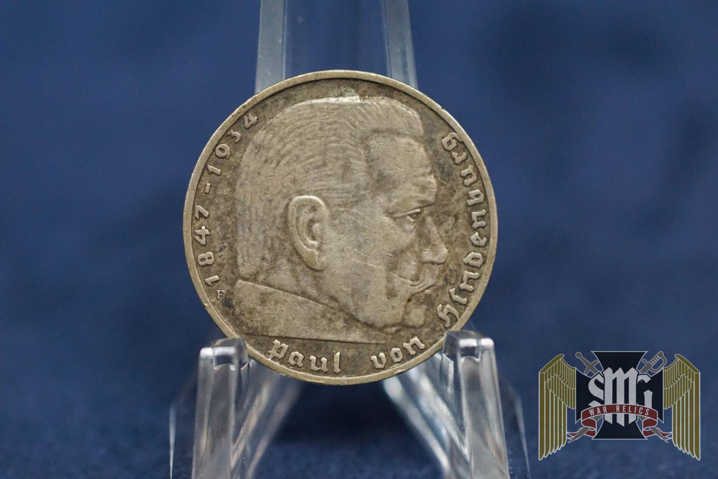 SMGO-010 2 RM silver German Coin 1937