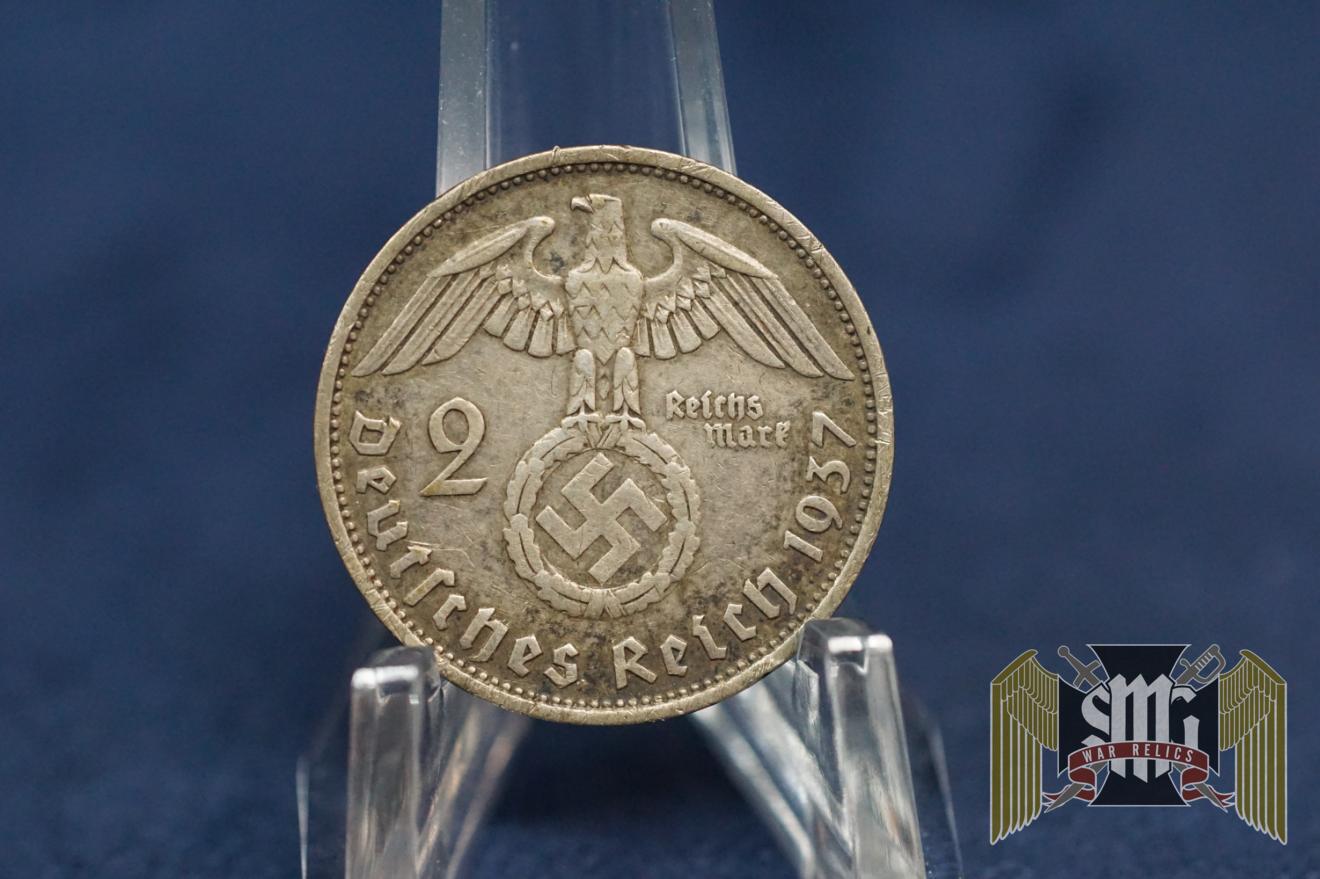 SMGO-010 2 RM silver German Coin 1937