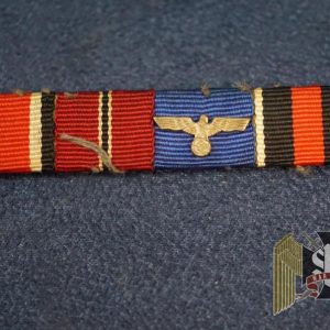 4 medal Sew on Ribbon bar from Rudolf Rojahn Grouping