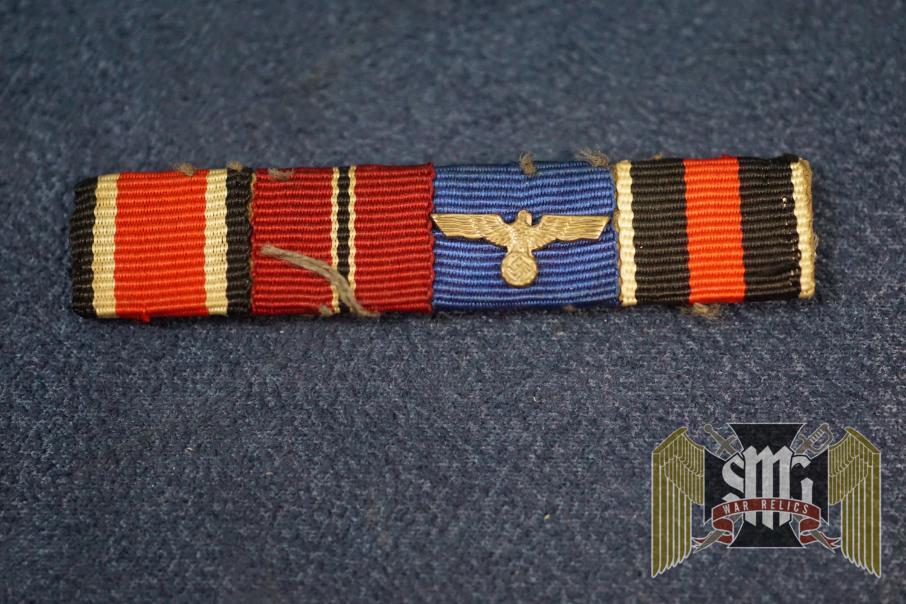 4 medal Sew on Ribbon bar from Rudolf Rojahn Grouping