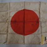 Japanese Good Luck Flag signed by American USAAF C-47 Dakota Servicemen