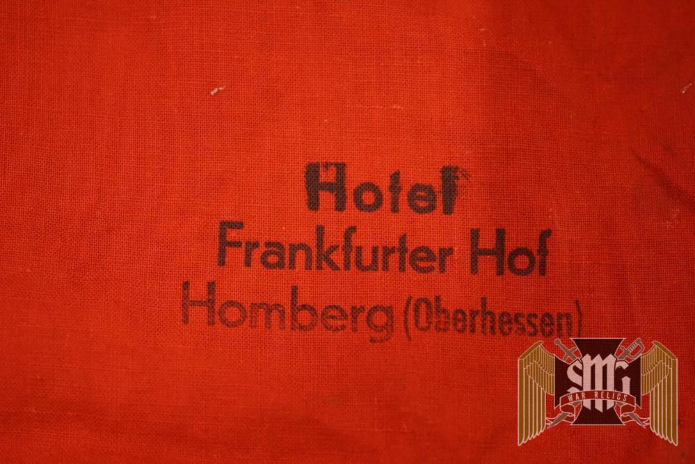 81x29" NSDAP Banner for Hotel Frankfurter