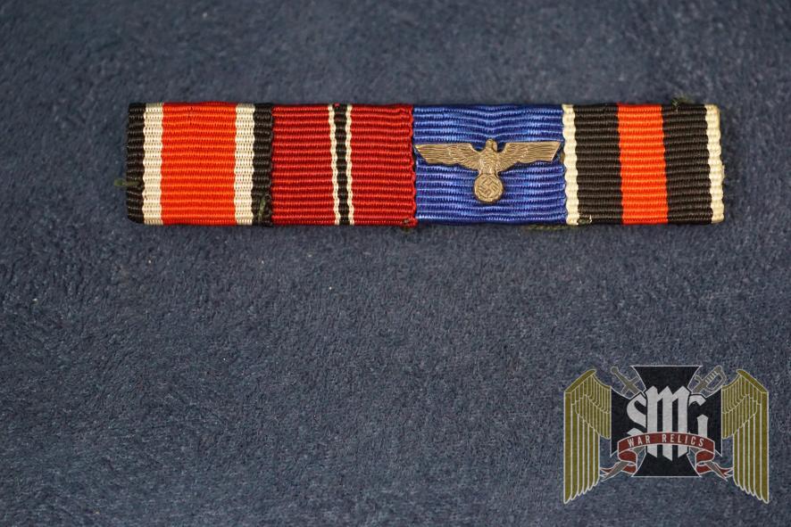 4 medal Sew on Ribbon bar from Rudolf Rojahn Grouping