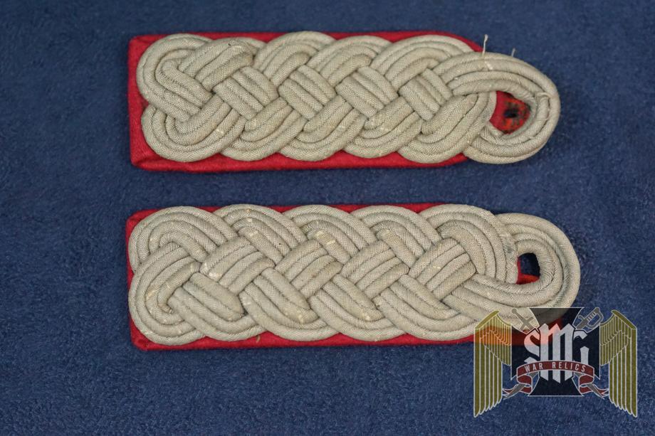 Heer General Staff Shoulder Boards for Major Matched Rudolf Rojahn Grouping
