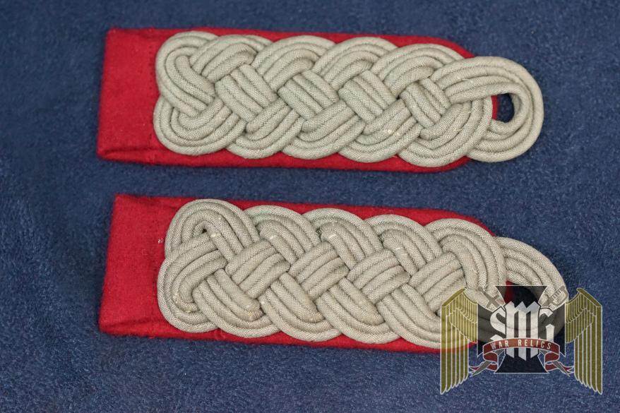 Heer General Staff Shoulder Boards for Major Matched Rudolf Rojahn Grouping