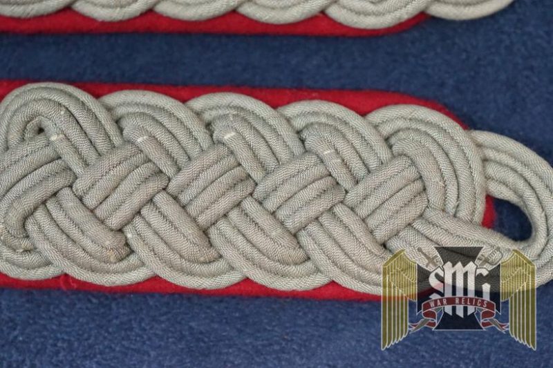 Major Rudolf Rojahn SMGO-0028 Heer General Staff Shoulder Boards for Major Matched Rudolf ...