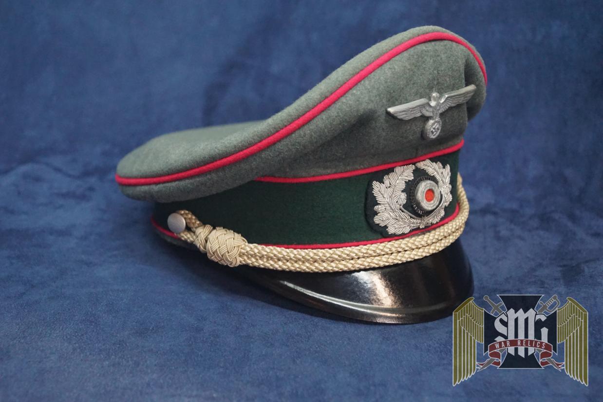 Heer General Staff Officer Visor by Paul Kaps Rudolf Rojahn Grouping