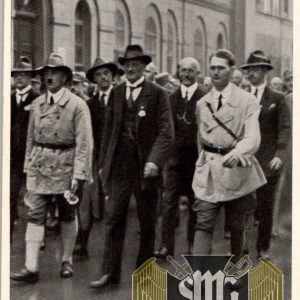 Germany Awake un used Cigarette Photo #35 weimar march 1926 Hitler, Hess Etc