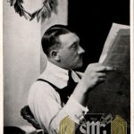 Adolf Hitler un used Cigarette Photo #195 Reading in prison