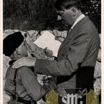 Adolf Hitler un used Cigarette Photo #50 Boy hands Hitler Letter From Sick mother