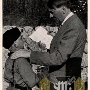 Adolf Hitler un used Cigarette Photo #50 Boy hands Hitler Letter From Sick mother