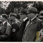 Adolf Hitler un used Cigarette Photo #124 Hitler & Goebbels at Autobahn opening
