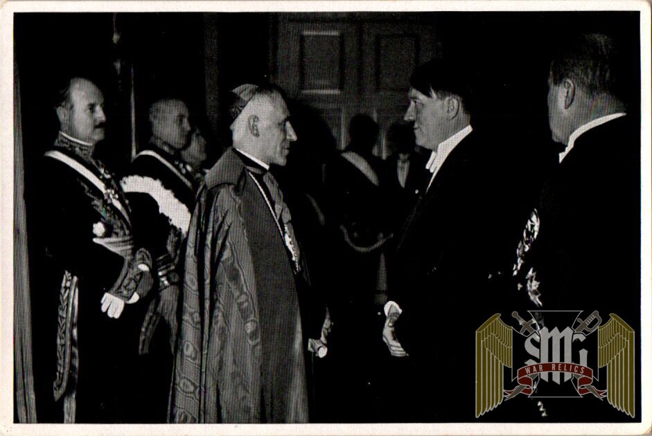 Adolf Hitler un used Cigarette Photo #69 Hitler With Clergy