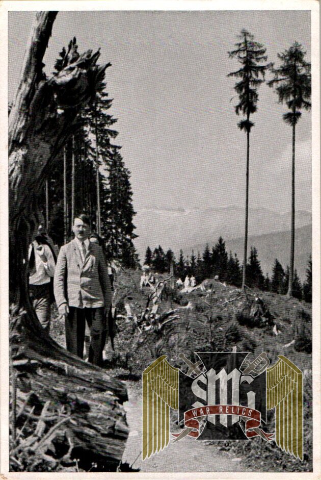 Adolf Hitler un used Cigarette Photo #46 Hitler Walks in the Mountains