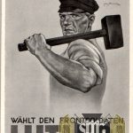 Germany Awake un used Cigarette Photo #102 Hitler Election Poster