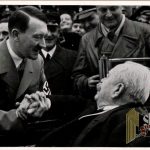 Adolf Hitler un used Cigarette Photo #182 Hitler Congratulates General Likmann