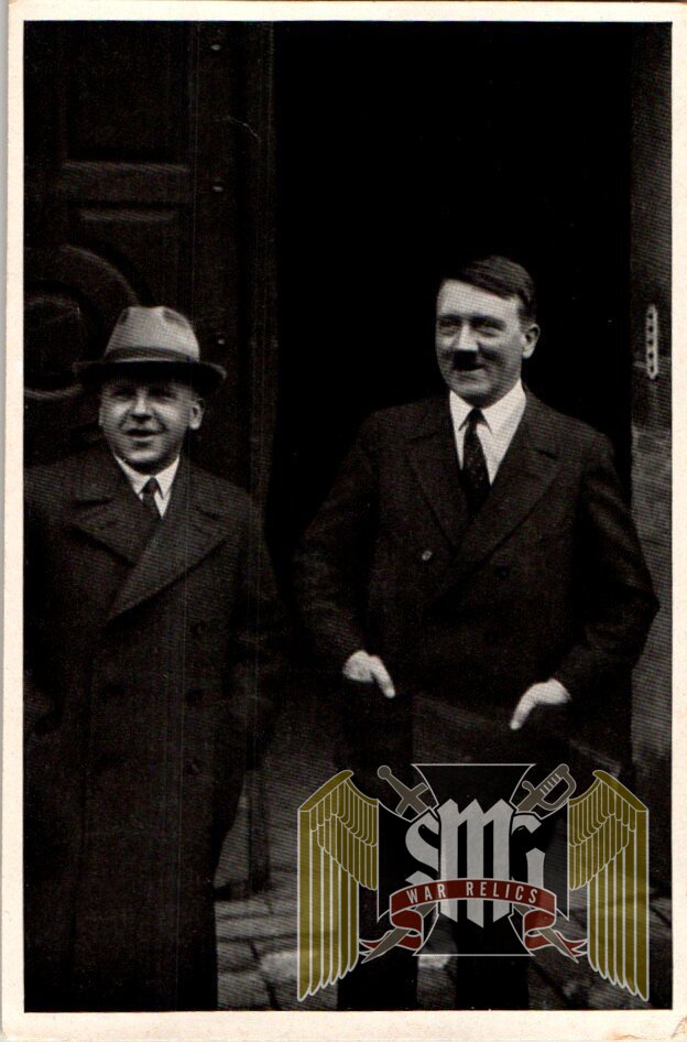 Germany Awake un used Cigarette Photo #114 Hitler and Publisher Amann