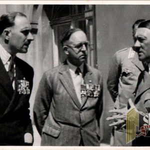 Adolf Hitler un used Cigarette Photo #73 Hitler with English soldiers