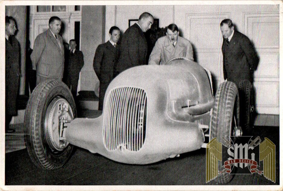Adolf Hitler un used Cigarette Photo #89 Hitler And Mercedes benz race car
