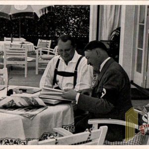 Adolf Hitler un used Cigarette Photo #42 Hitler & Goring in Obersalzberg