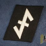 SS Collar tab 23 SS Freiwilligen Panzer Grenadier Division Nederland 2nd pattern
