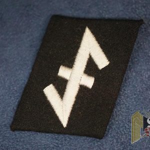 SS Collar tab 23 SS Freiwilligen Panzer Grenadier Division Nederland 2nd pattern