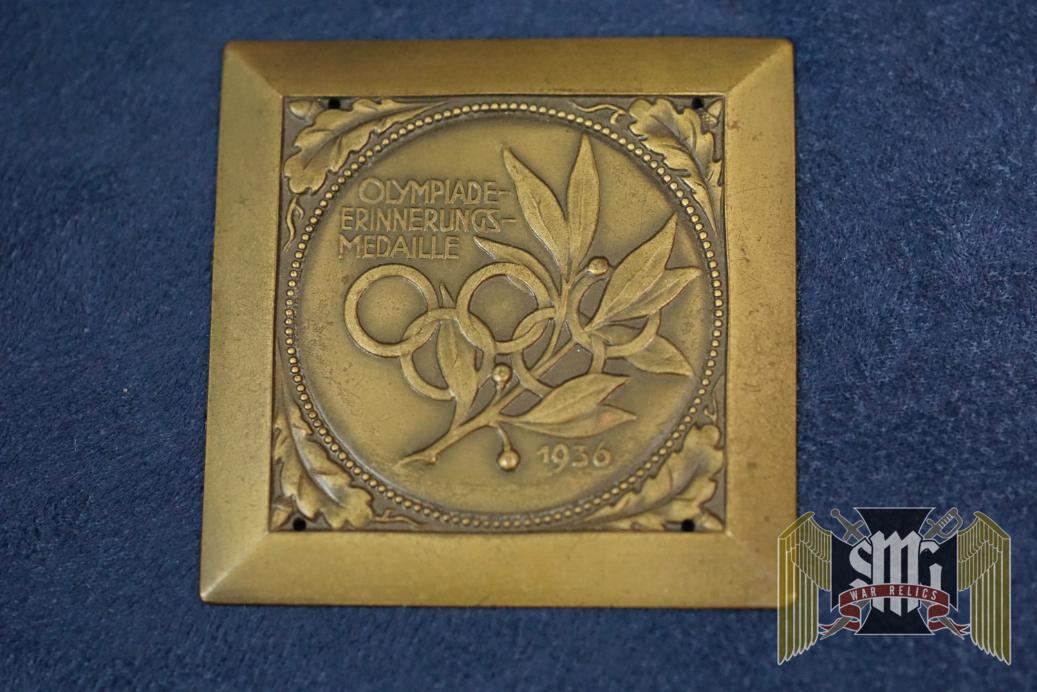 1936 Olympic commemorative plaque
