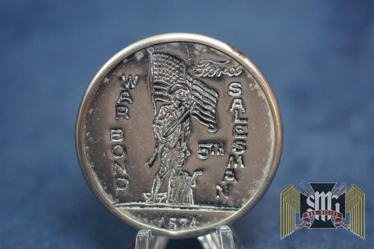 Ford War Bond Salesman Badge ID