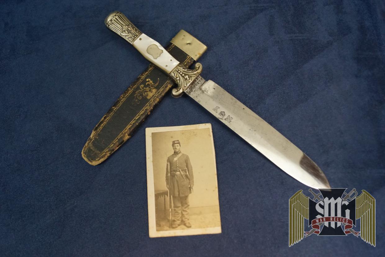 Union Civil War Knife with Photo Provenance