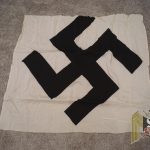 Roundel for NSDAP banner 34x34" Swastika Damaged